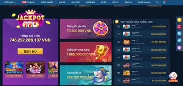 Giao diện trò chơi Jackpot